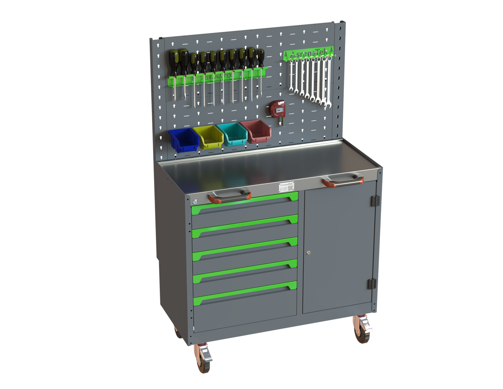 Tool trolley for workshops